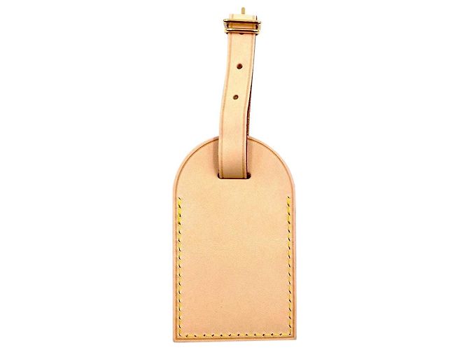 Louis Vuitton-Gepäckanhänger mit rosa Herzen Gelb - Ansicht 4