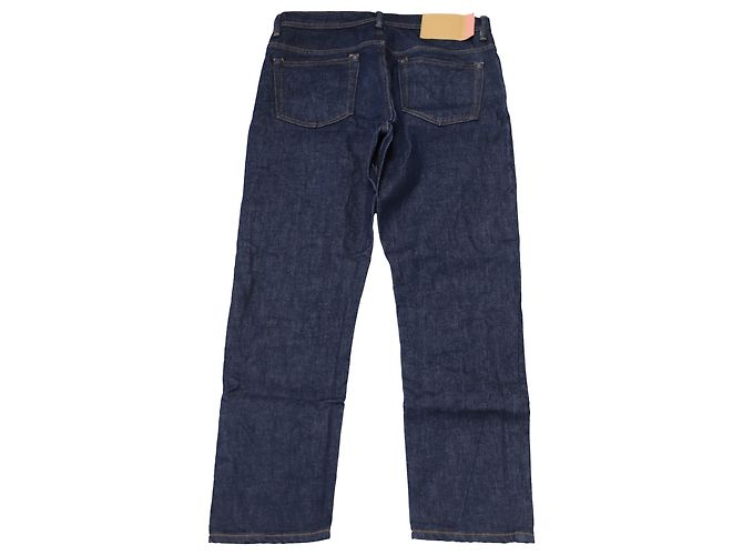 Autre Marque Acne Studios schmal zulaufende Jeans aus indigoblauer Baumwolle - Ansicht 2