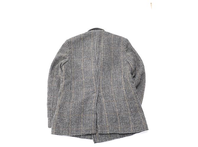 Marc Jacobs Plaid Caban aus grauer Wolle Python drucken - Ansicht 2