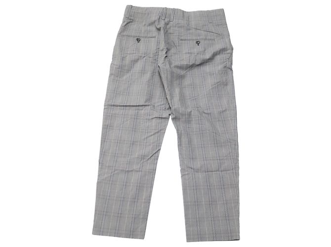 Pantalón Isabel Marant Etoile Plaid de Algodón Gris - vista 2