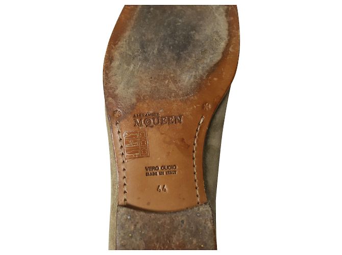 Mocasín con borlas en ante marrón Alexander Mcqueen - vista 5