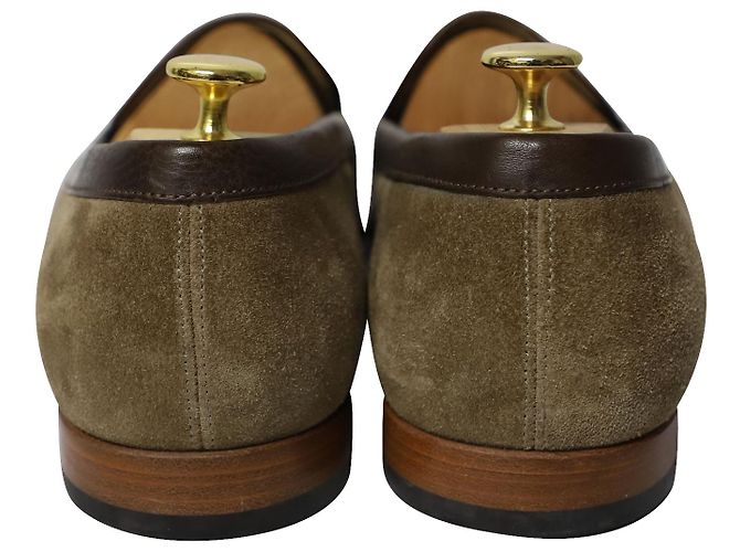Mocasín con borlas en ante marrón Alexander Mcqueen - vista 6