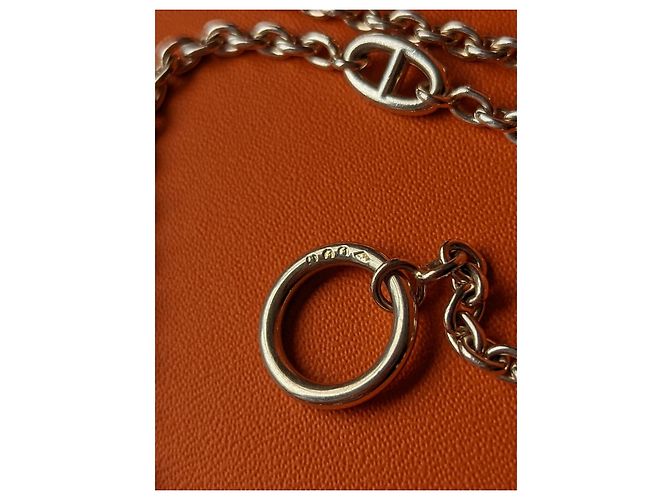 Hermès Farandole 160 cm Collana lunga in argento sterling Silver hardware - vista 10