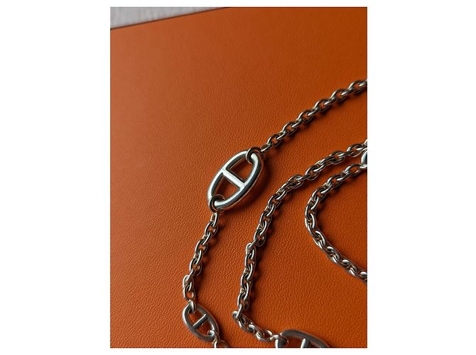 Hermès Farandole 160 cm Collana lunga in argento sterling Silver hardware - vista 7