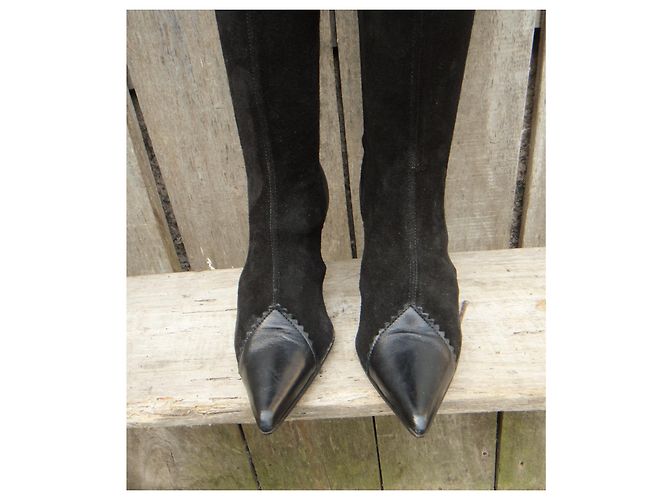 Botines elásticos Dior p 38,5 Negro - vista 3