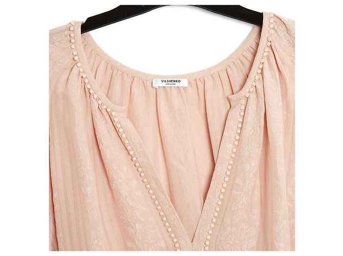 Vilshenko BLUSA DE SEDA ROSA FR38/40 - vista 4