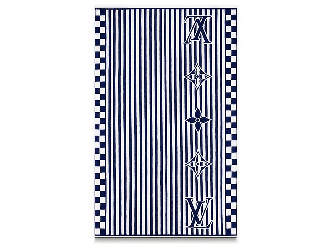 Louis Vuitton Toalla de playa LV Gráfico LV Azul - vista 4