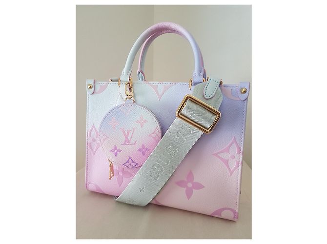 LOUIS VUITTON ONTHEGO PM BAG edizione pastello Multicolore - vista 3