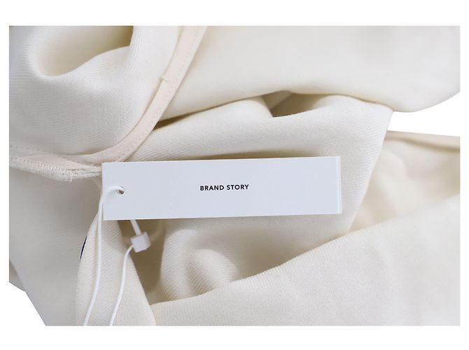 BLUSA V-Cuello Vince en Viscosa Marfil Blanco Crudo - vista 5