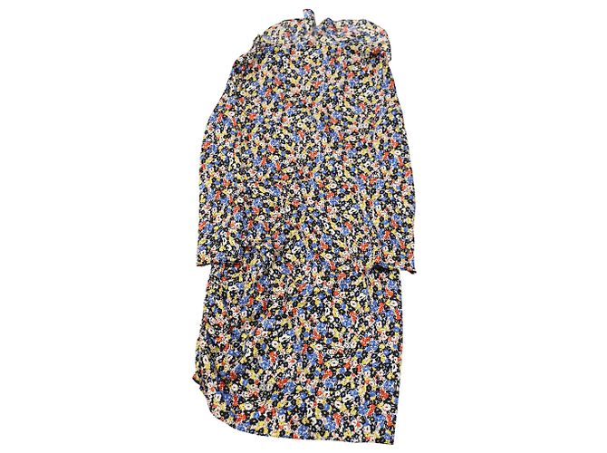 Veronica Beard Minna Wickelkleid mit Rüschen aus Seide mit Blumenmuster - Ansicht 2