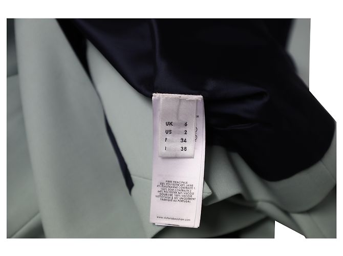 Victoria Beckham Anzug aus mintfarbenem Polyester Grün - Ansicht 8