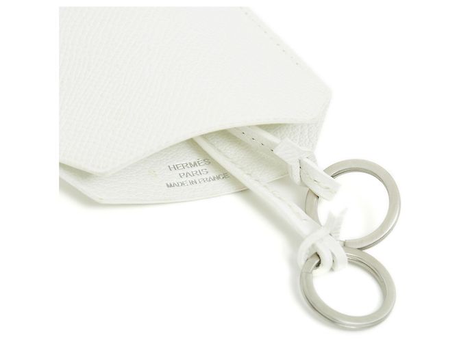 Hermès TOUQUET DE MARGIELA CUERO BLANCO - vista 5