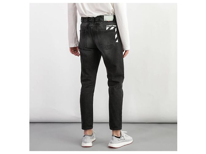 Off White Weiße Jeans - Ansicht 3
