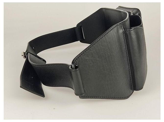 Marsupio unisex Chanel in pelle trapuntata nera Nero - vista 3