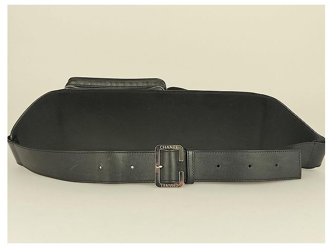 Marsupio unisex Chanel in pelle trapuntata nera Nero - vista 5