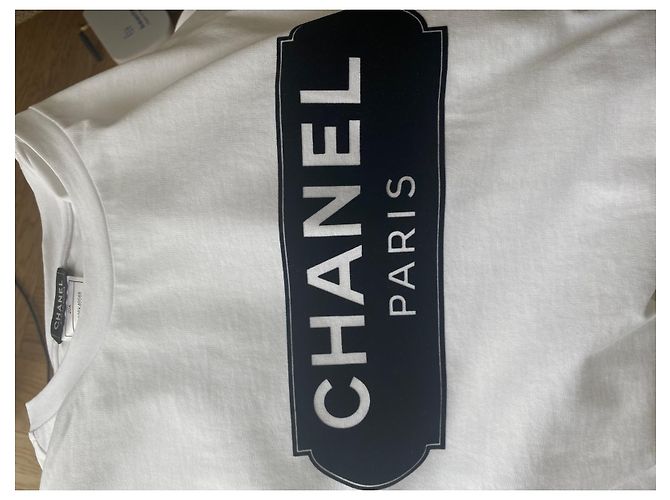 Chanel maglietta Bianco sporco - vista 2