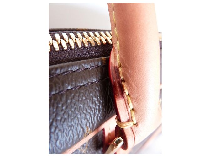 borsa LOUIS VUITTON Porta documenti da viaggio Marrone - vista 11