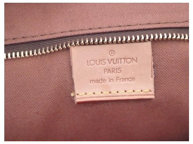 borsa LOUIS VUITTON Porta documenti da viaggio Marrone - vista 8