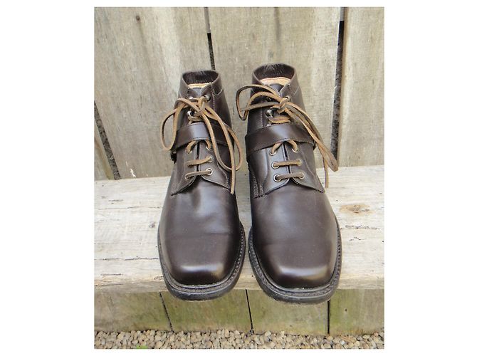 Botas Paraboot modelo Rambouillet nuevo estado Marrón oscuro - vista 3