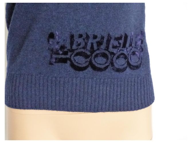 Jersey Chanel de cachemira azul marino Coco Gabrielle - vista 4