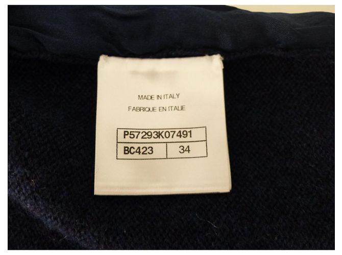 Jersey Chanel de cachemira azul marino Coco Gabrielle - vista 7