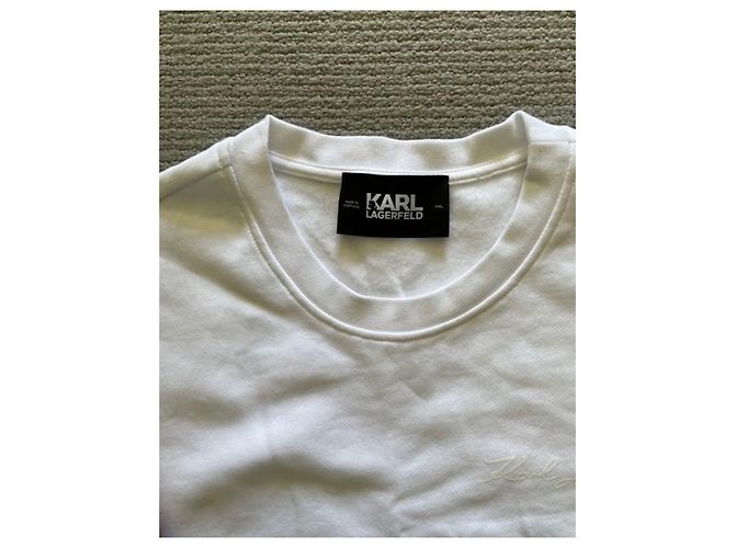 Karl Lagerfeld Felpa Karl Largerfeld Bianco - vista 2