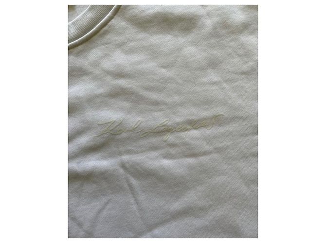 Karl Lagerfeld Felpa Karl Largerfeld Bianco - vista 5
