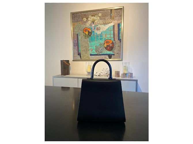 Delvaux Brillant MM L'Humour Pelle Nera Nero - vista 3
