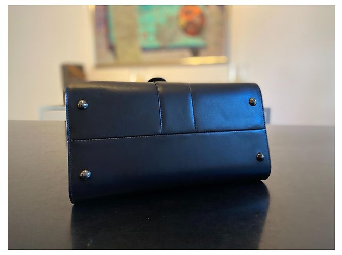 Delvaux Brillant MM L'Humour Pelle Nera Nero - vista 4