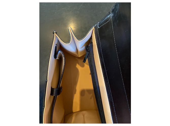 Delvaux Brillant MM L'Humour Pelle Nera Nero - vista 5