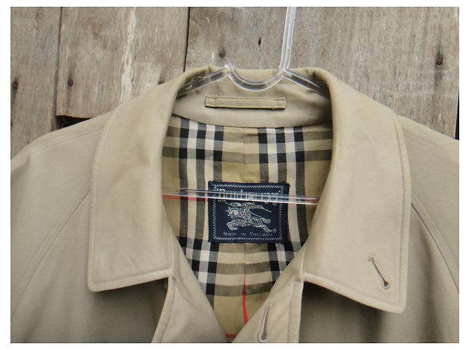 impermeabile uomo Burberry vintage t 54 Beige - vista 2