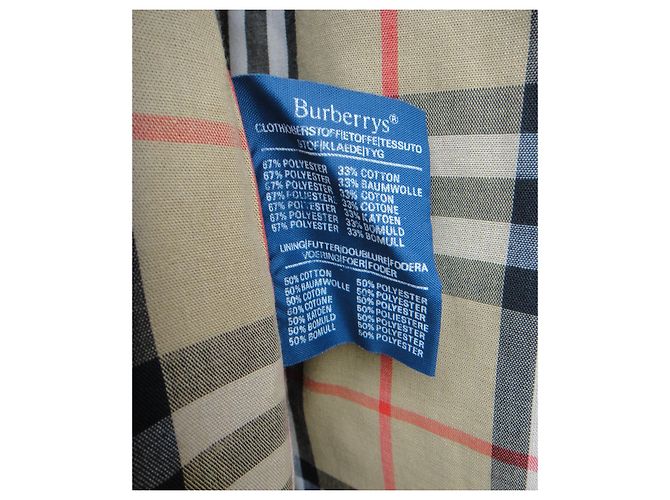 impermeabile uomo Burberry vintage t 54 Beige - vista 5