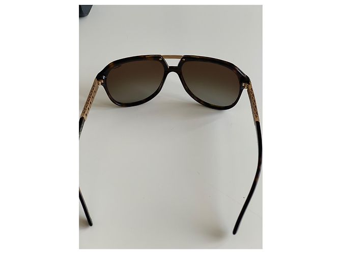Occhiali da sole Chopard Aviator Neri Oro Metallo Nero D'oro - vista 3