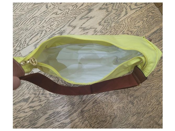 Longchamp borsa hobo mezzaluna gialla Giallo - vista 11
