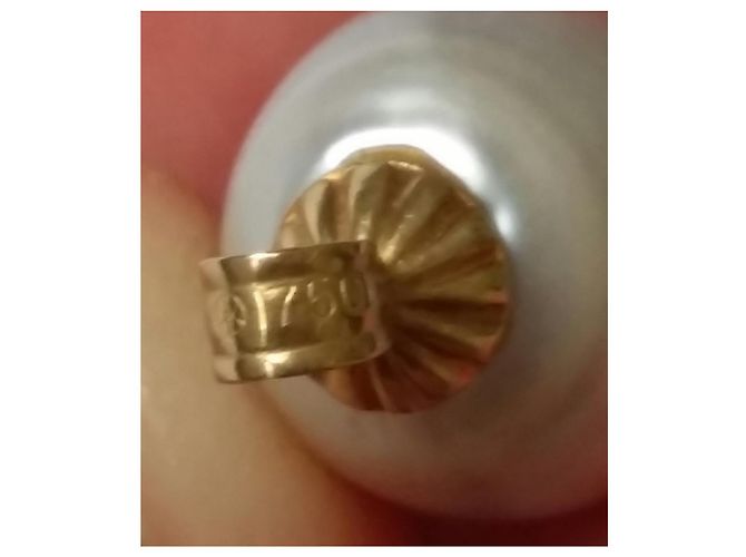 inconnue Tahitiperlen-Anhänger mit GOLD-Bügel 18 K (750 E) - Ansicht 8