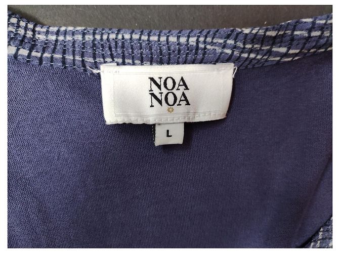 Noa Noa Kleid blau Viscose Größe L - Ansicht 4