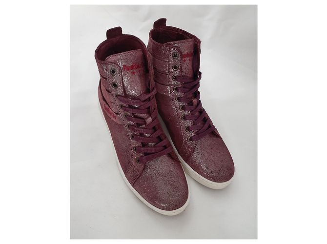 Autre Marque Pantofola d'Oro Carolina Md Sneaker Dunkelviolett Leder Größe 39 - Ansicht 2