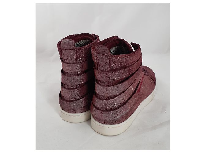 Autre Marque Pantofola d'Oro Carolina Md Sneaker Dunkelviolett Leder Größe 39 - Ansicht 3