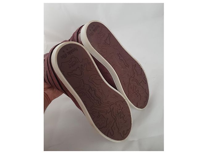 Autre Marque Pantofola d'Oro Carolina Md Sneaker Dunkelviolett Leder Größe 39 - Ansicht 5