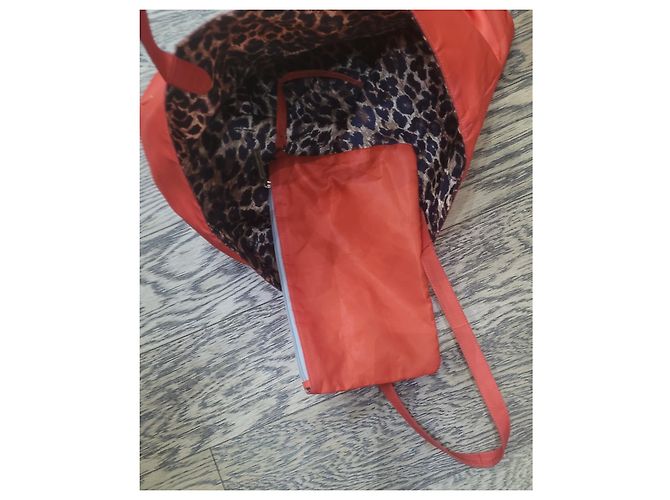 Autre Marque Victoria's Secret orange tote bag Coral - view 4
