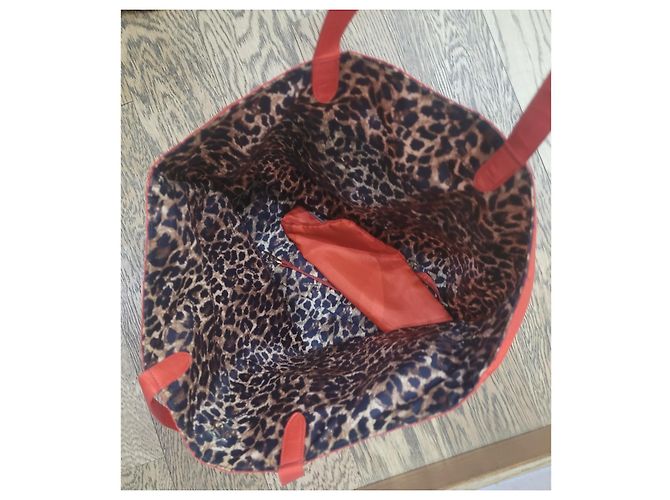 Autre Marque Victoria's Secret orange tote bag Coral - view 5