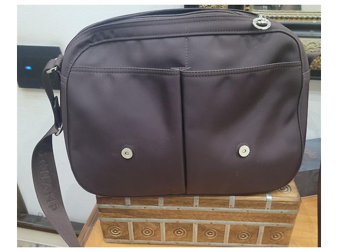 Longchamp borsa tracolla cartella Marrone - vista 8