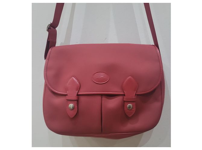 Longchamp borsa tracolla cartella rossa - vista 12