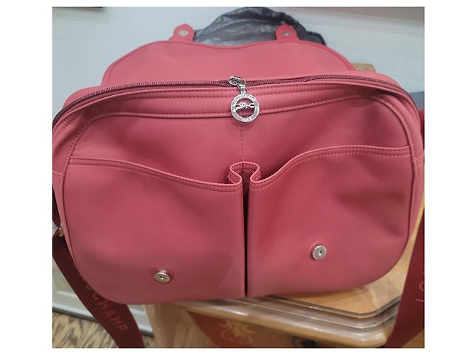 Longchamp borsa tracolla cartella rossa - vista 7