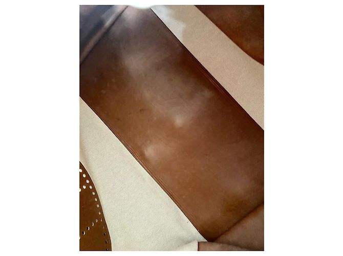 Borsa da viaggio Hermès Evelyne in tela di cotone Multicolore - vista 7