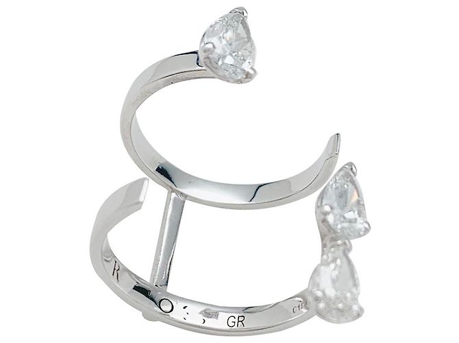 Repossi Möglichkeitsring „Vakuum einstellen“, Weißgold und Diamanten. - Ansicht 8