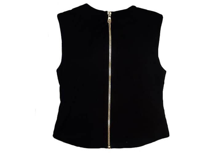 Balmain pour H&M TOP SIN MANGAS BALMAIN X H&M Negro - vista 2