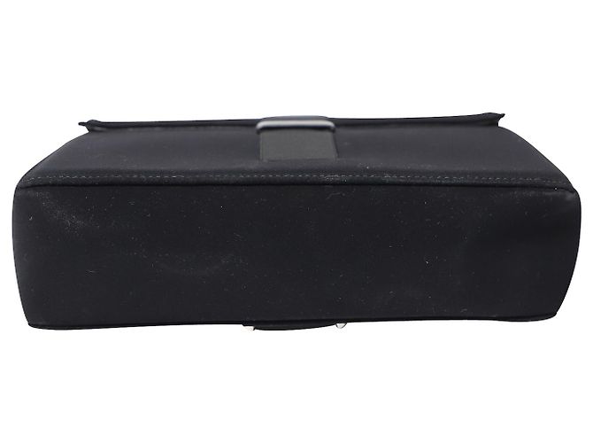 Christopher Kane Borsa a Tracolla Devine con Cristalli in Neoprene Nero - vista 4