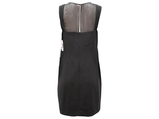 Sandro Paris Rialto Minikleid aus schwarzem Polyester - Ansicht 3