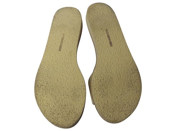 Ancient Greek Sandals Sandali Aglaia della Grecia Antica in Pelle Bianca - vista 5